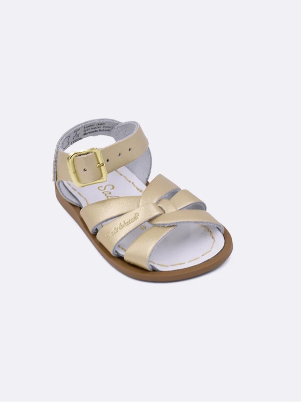 Salt Water Original Baby Gold Sandals